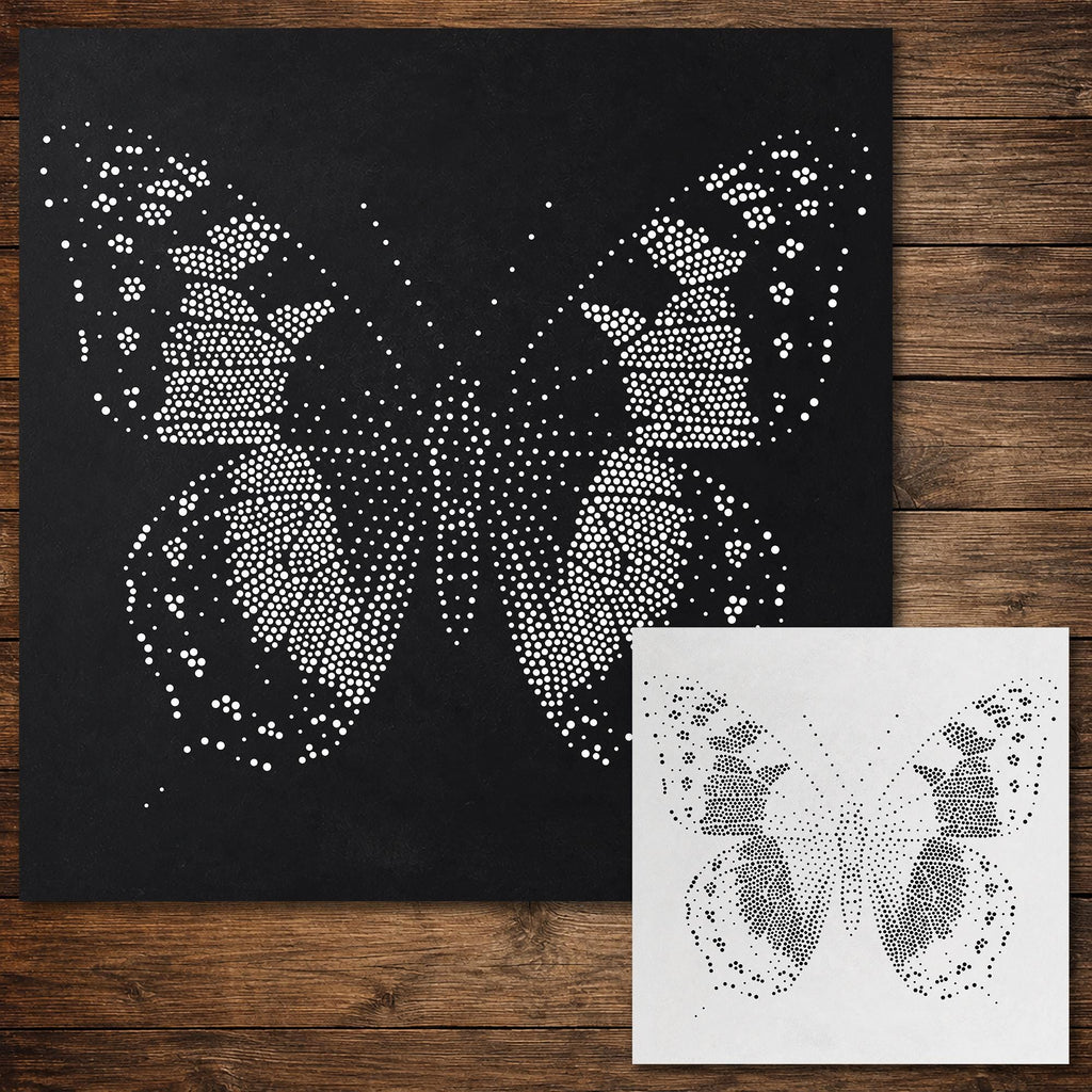 Butterfly reusable Mylar stencil