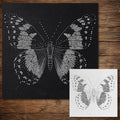 Butterfly reusable Mylar stencil