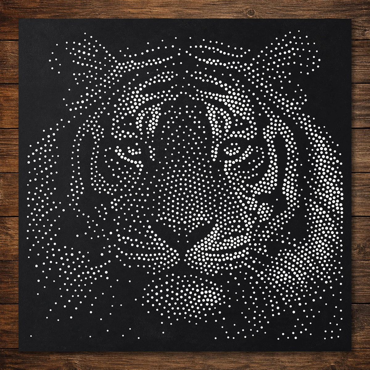 Realistic Tiger reusable Mylar stencil