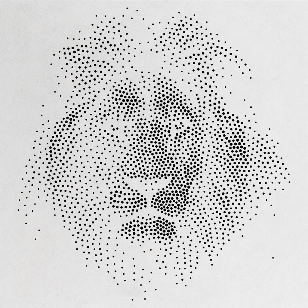 Lion reusable Mylar stencil