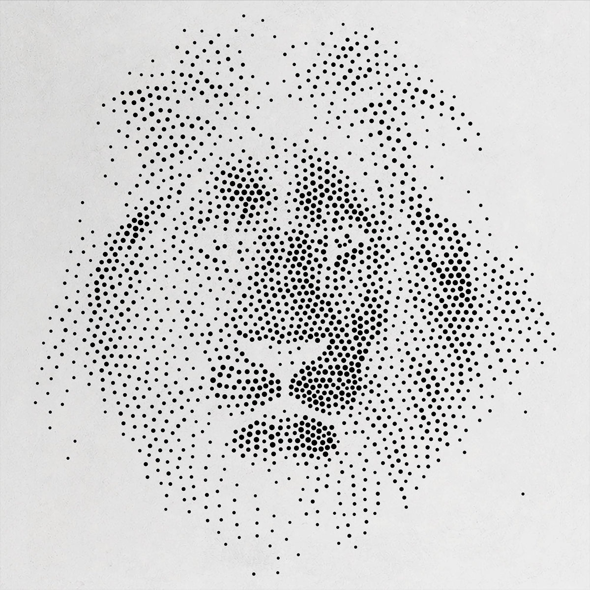 Lion reusable Mylar stencil