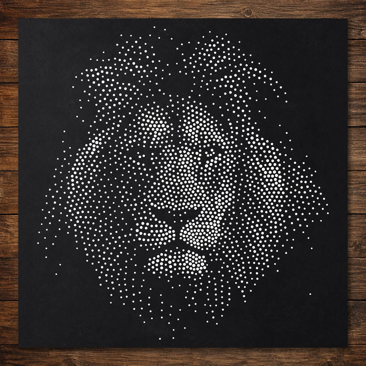 Lion reusable Mylar stencil