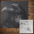 Raven reusable Mylar stencil