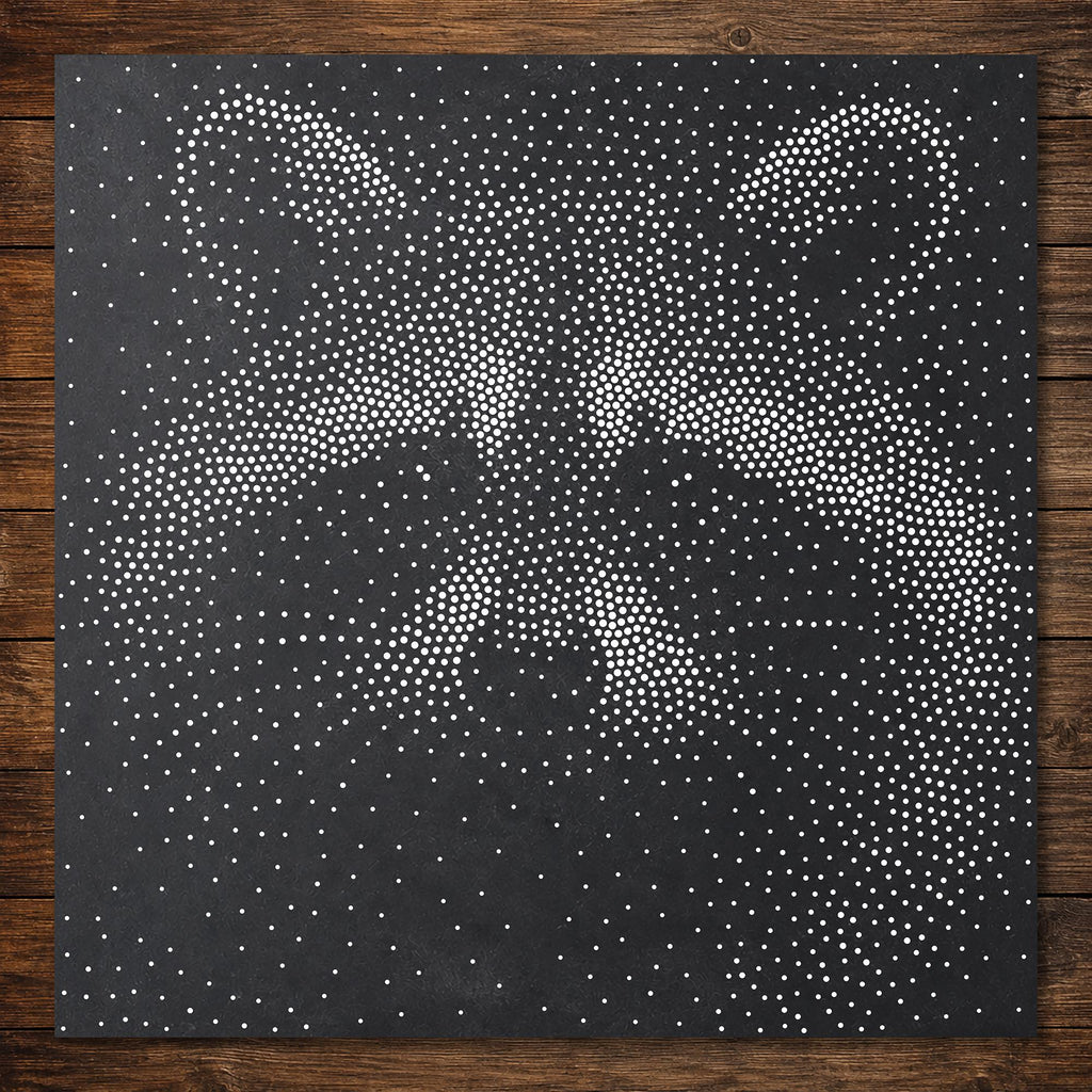 Raccoon reusable Mylar stencil