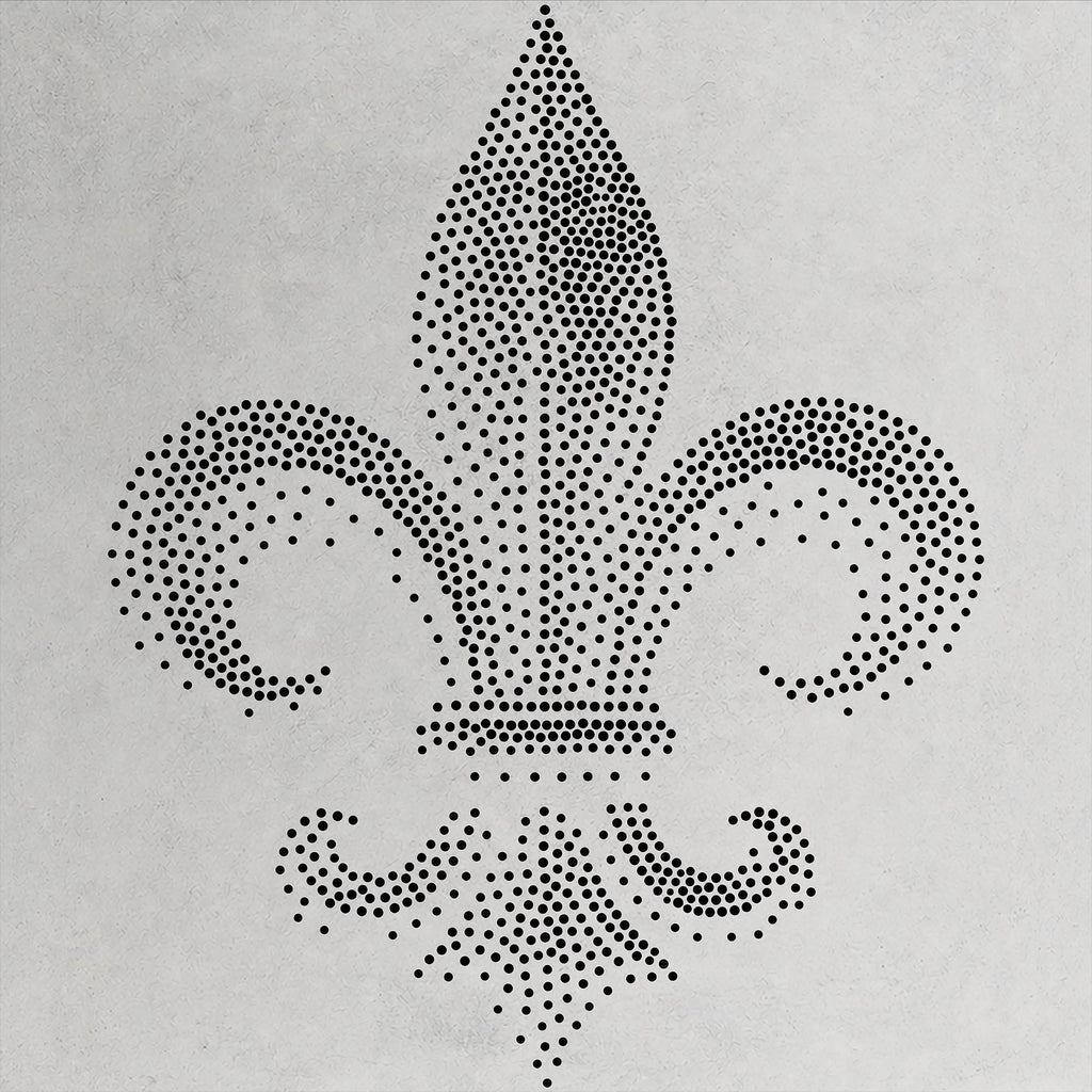 Fleur de Lis reusable Mylar stencil