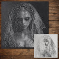 Ghost Bride Halloween reusable Mylar stencil