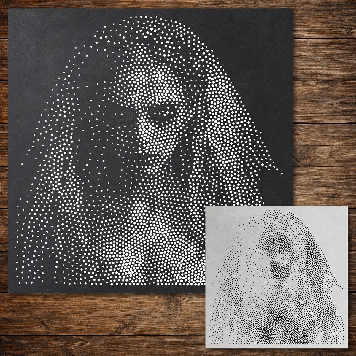 Ghost Bride Halloween reusable Mylar stencil