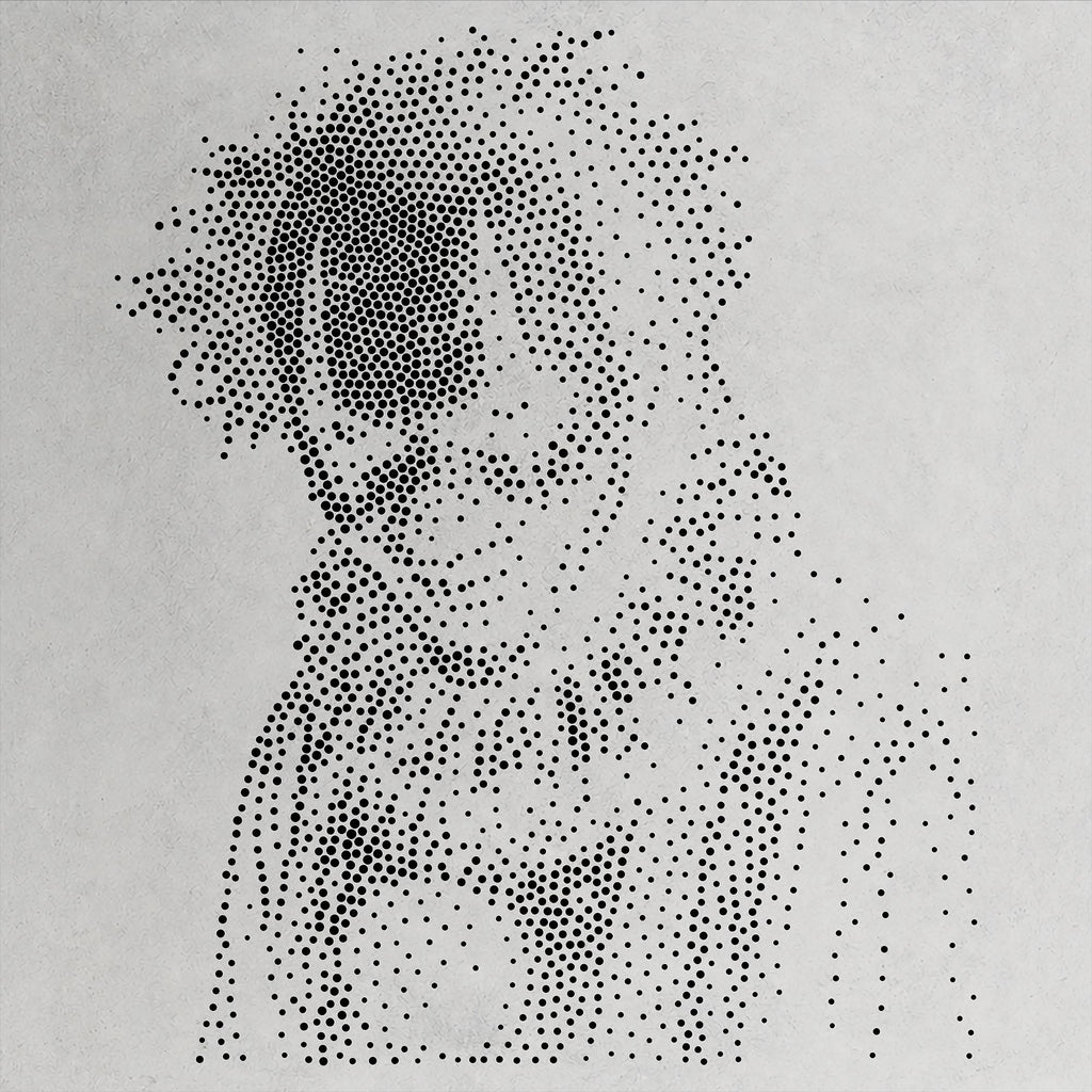 Carnival Clown Halloween reusable Mylar stencil