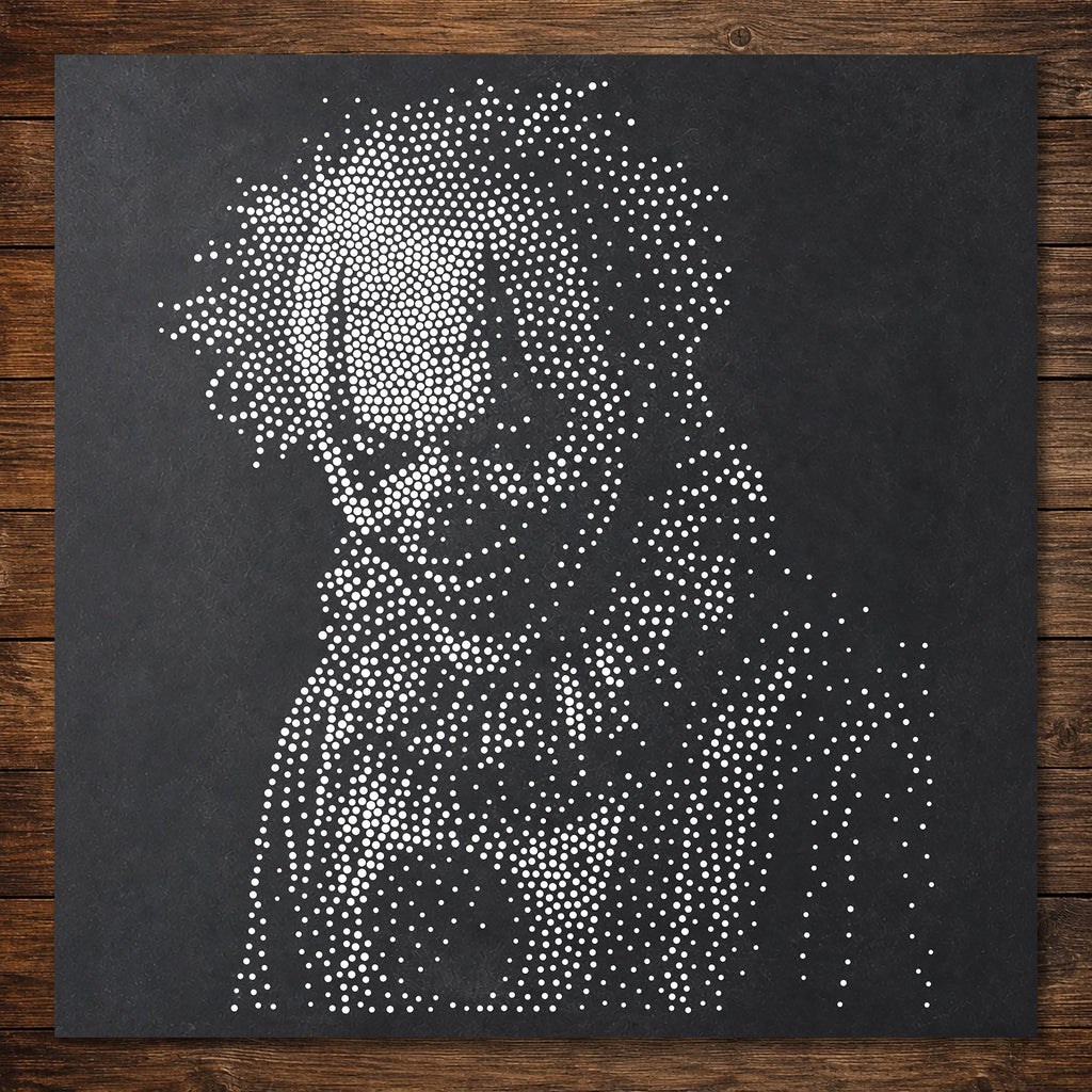 Carnival Clown Halloween reusable Mylar stencil