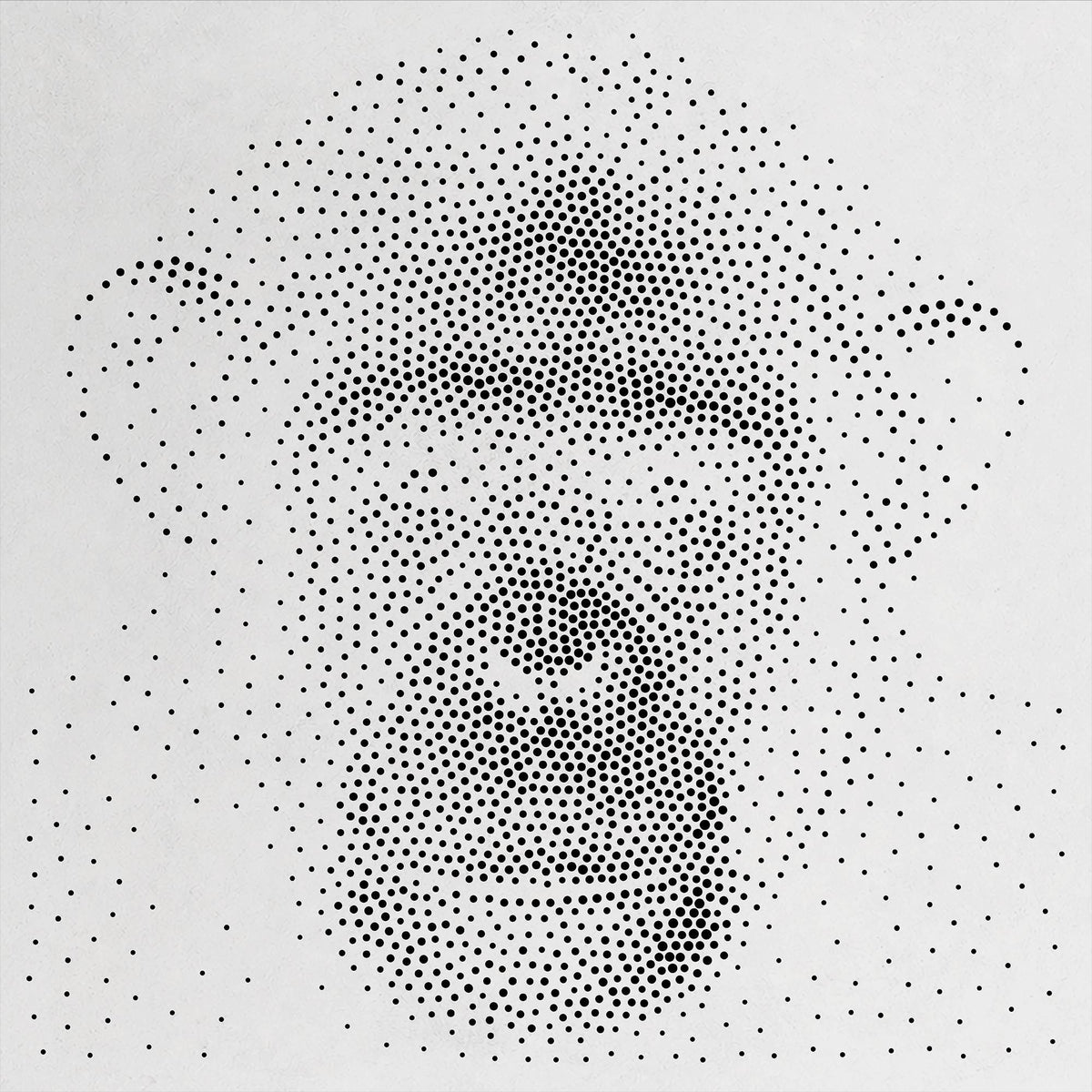Chimpanzee reusable Mylar stencil