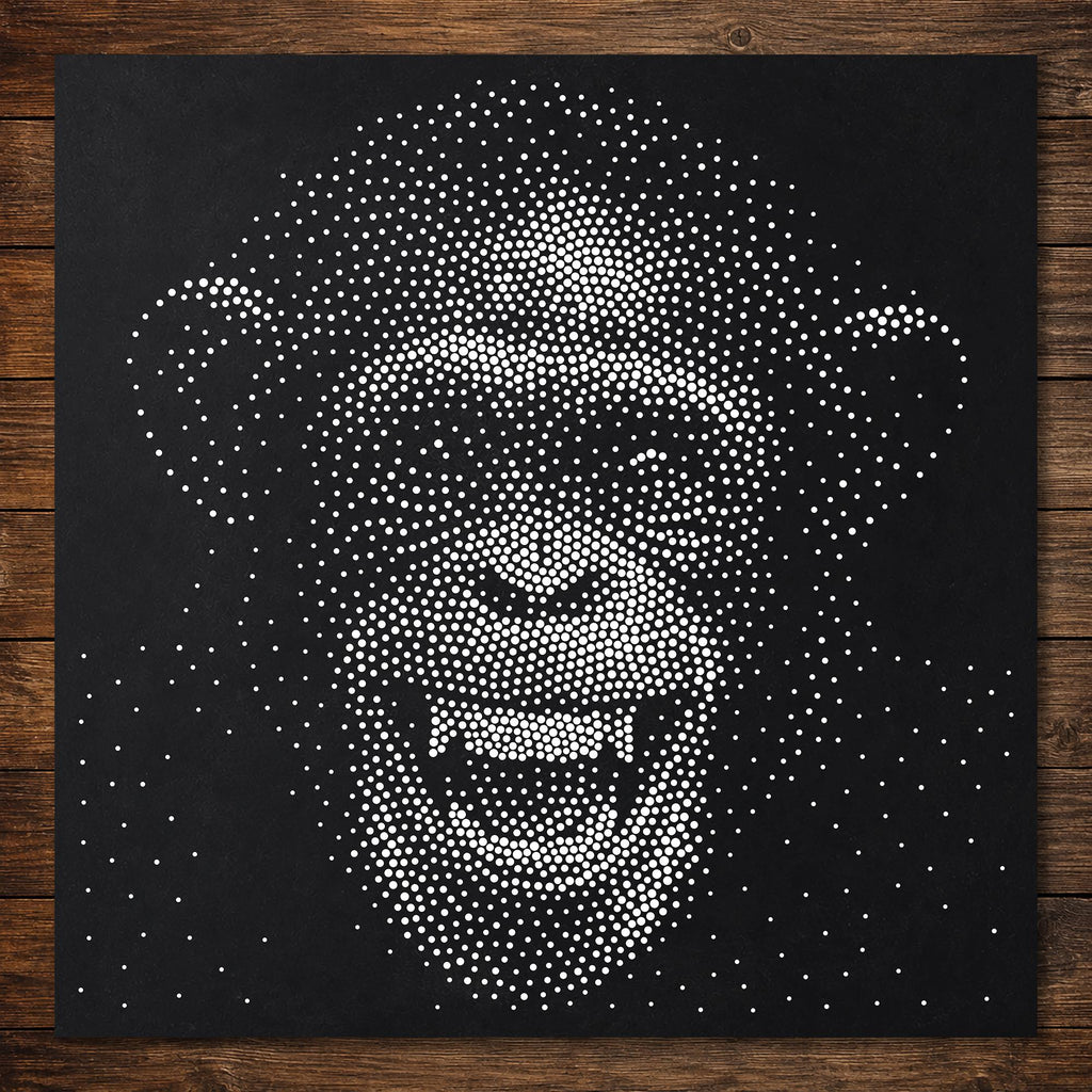 Chimpanzee reusable Mylar stencil
