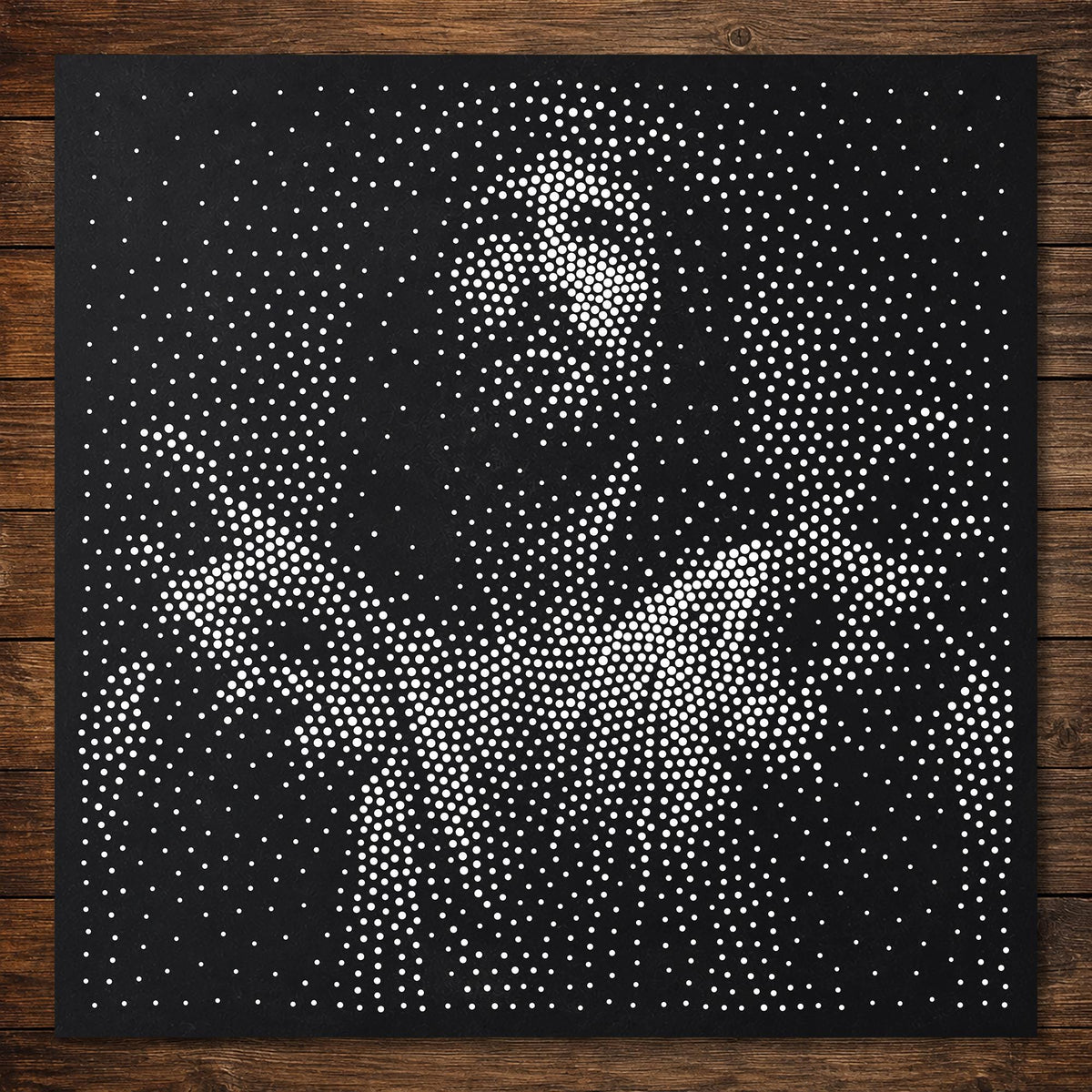 Jesus Christ with Hands in Sorrow reusable Mylar stencil