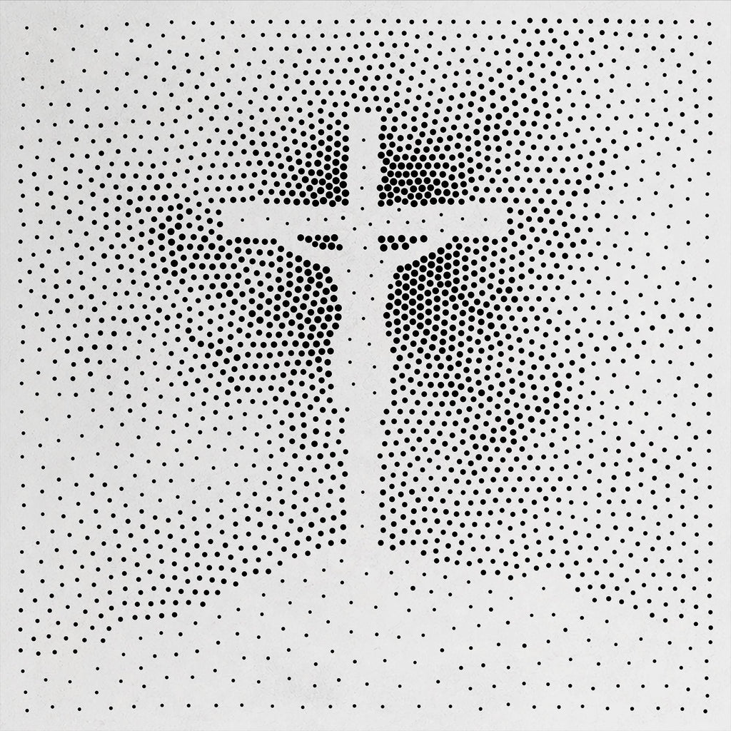 Jesus Christ on Cross reusable Mylar stencil
