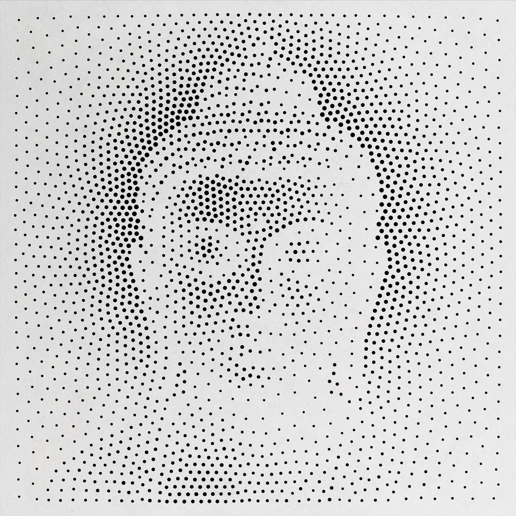 Buddha Face reusable Mylar stencil
