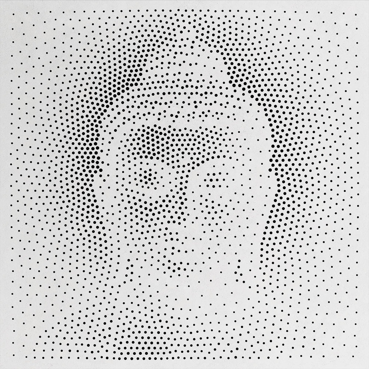 Buddha Face reusable Mylar stencil