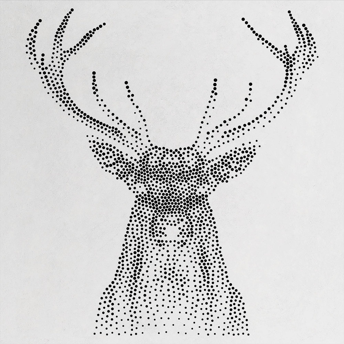 Stag Deer reusable Mylar stencil