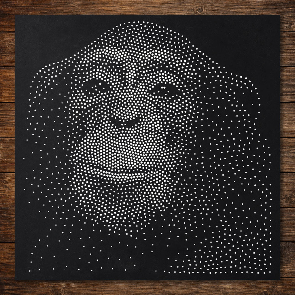 Chimpanzee reusable Mylar stencil