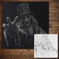 Victorian Ghoul Stipple Art Halloween reusable Mylar stencil