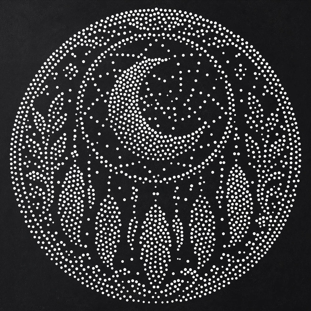 Moonlit Dreamcatcher Medallion reusable Mylar stencil