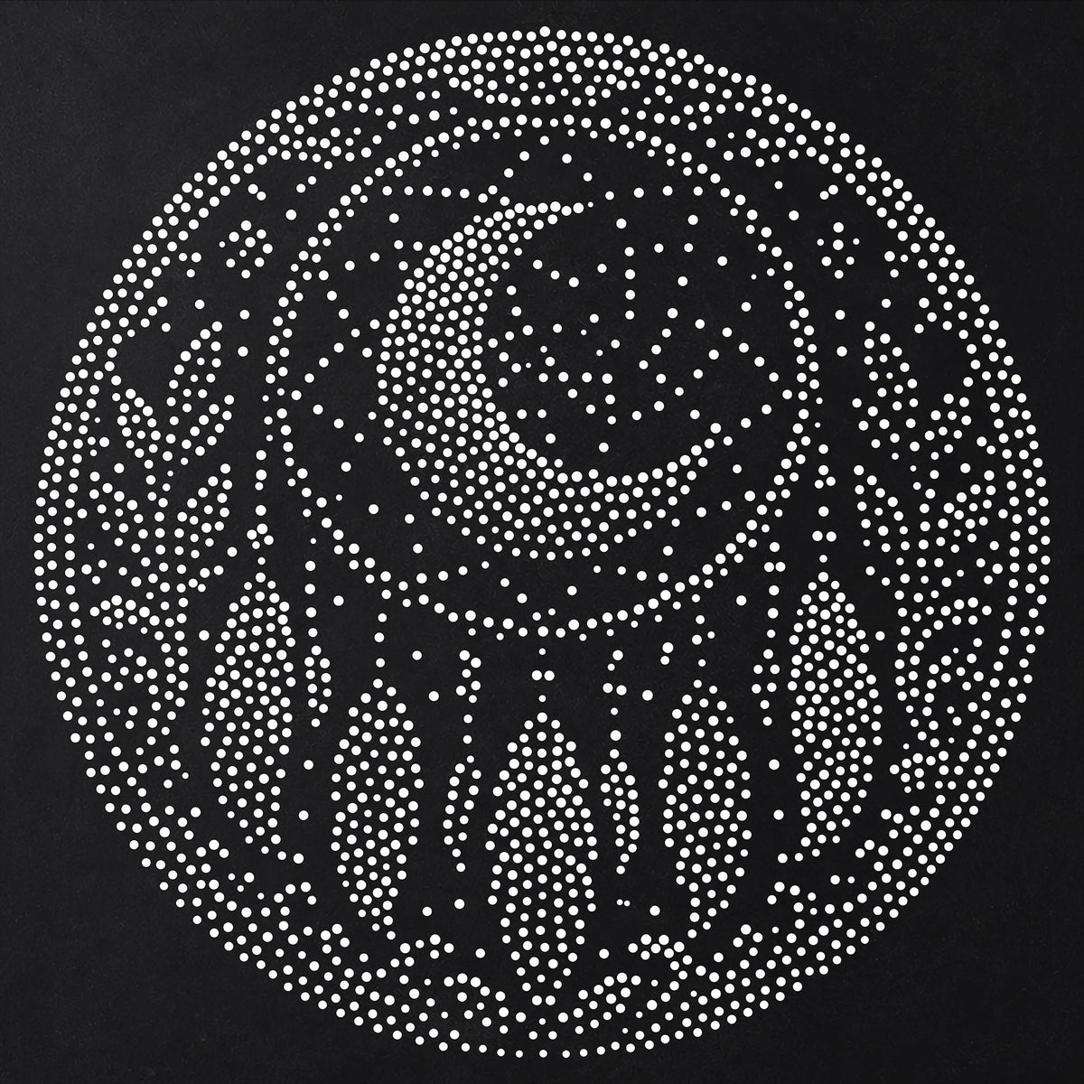 Moonlit Dreamcatcher Medallion reusable Mylar stencil