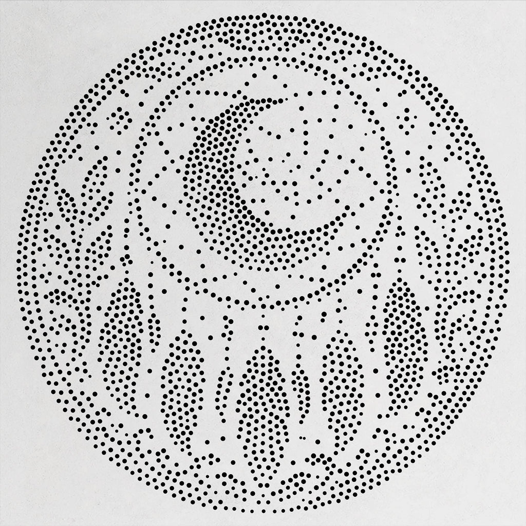 Moonlit Dreamcatcher Medallion reusable Mylar stencil