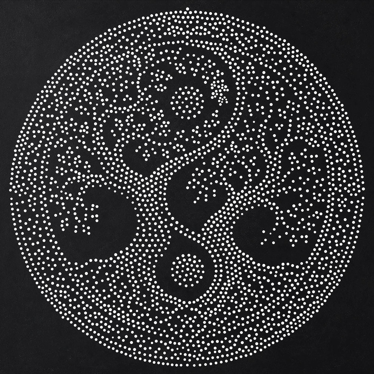 Intricate Yin Yang Tree Medallion reusable Mylar stencil