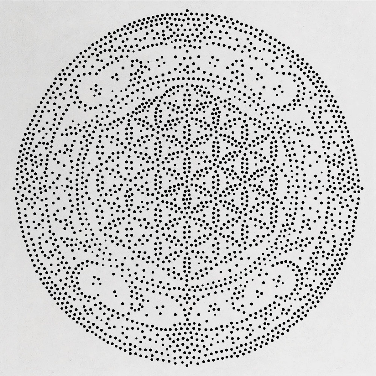 Sacred Geometry Flower Medallion reusable Mylar stencil