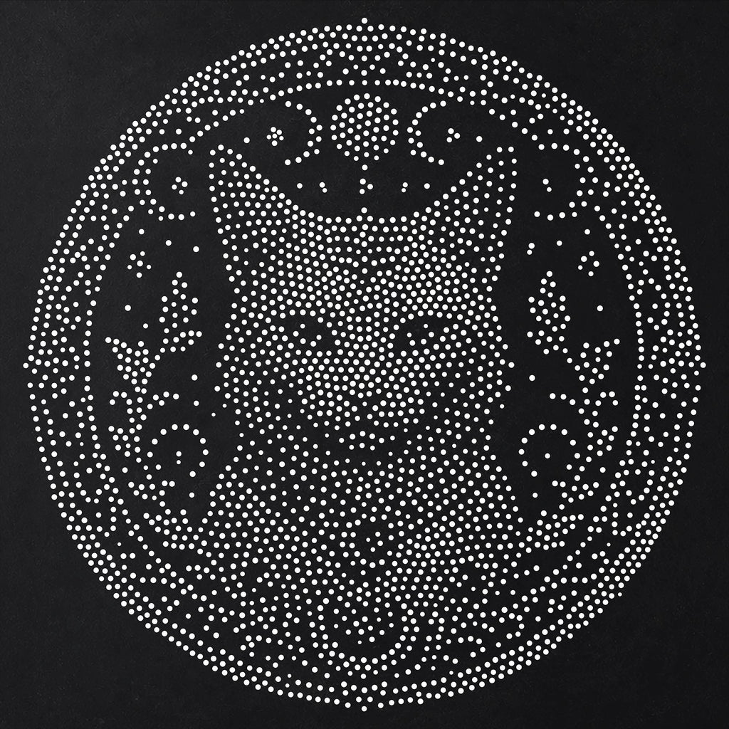 Celestial Cat Medallion reusable Mylar stencil