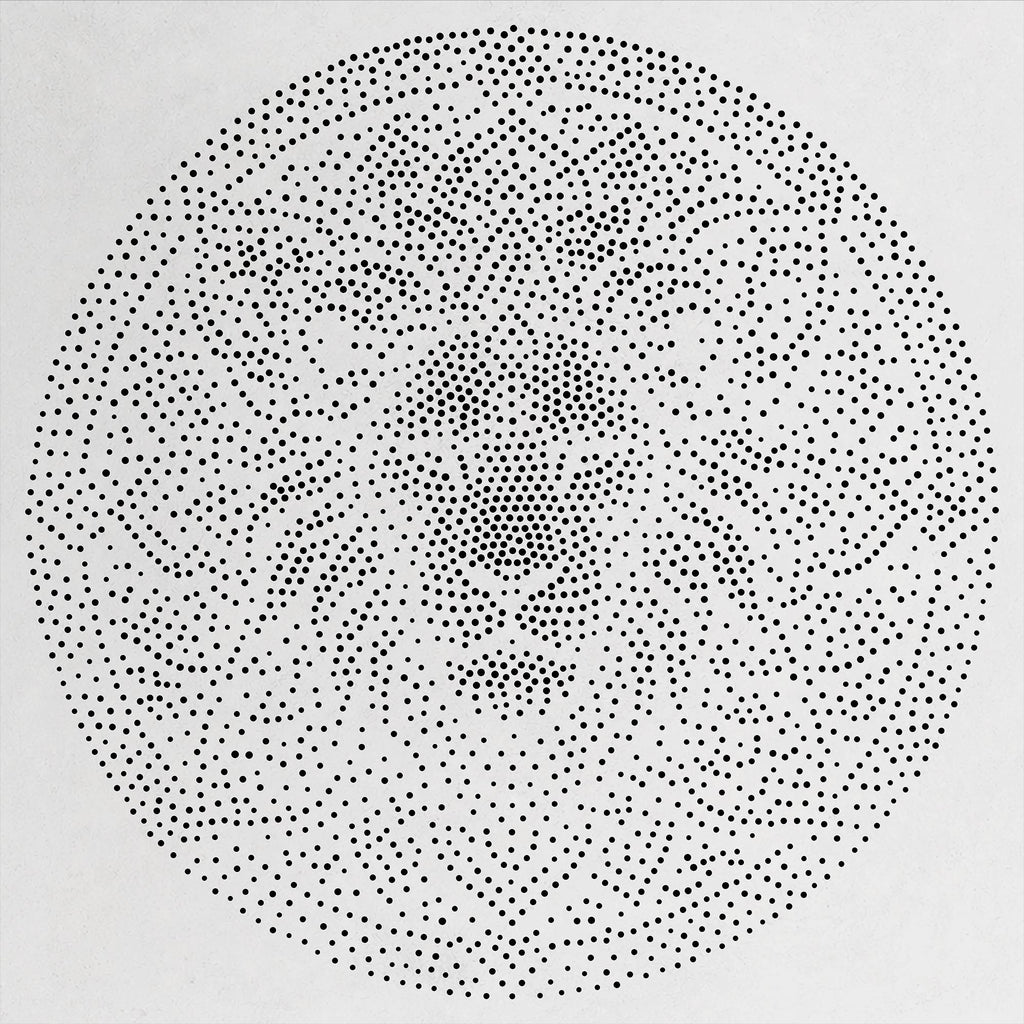 Lion Mandala reusable Mylar stencil
