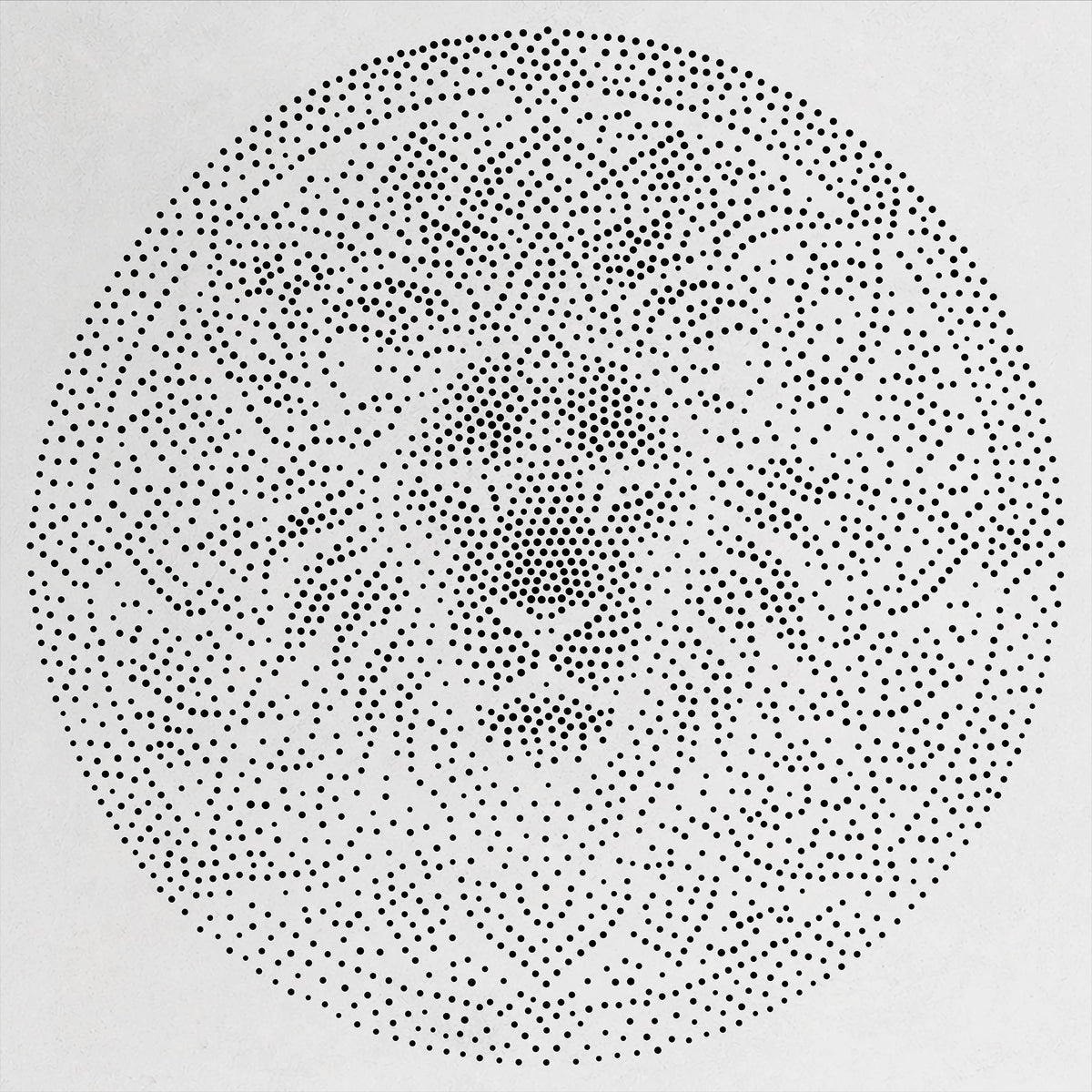 Lion Mandala reusable Mylar stencil