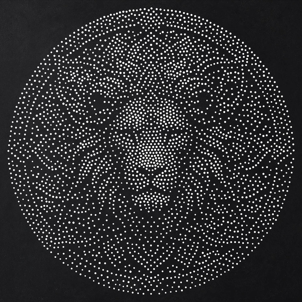 Lion Mandala reusable Mylar stencil