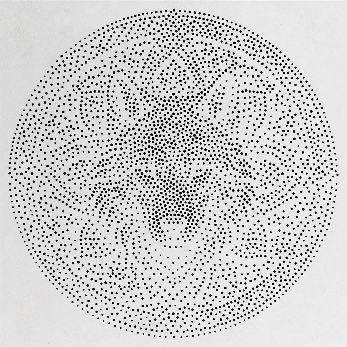 Wolf Mandala reusable Mylar stencil