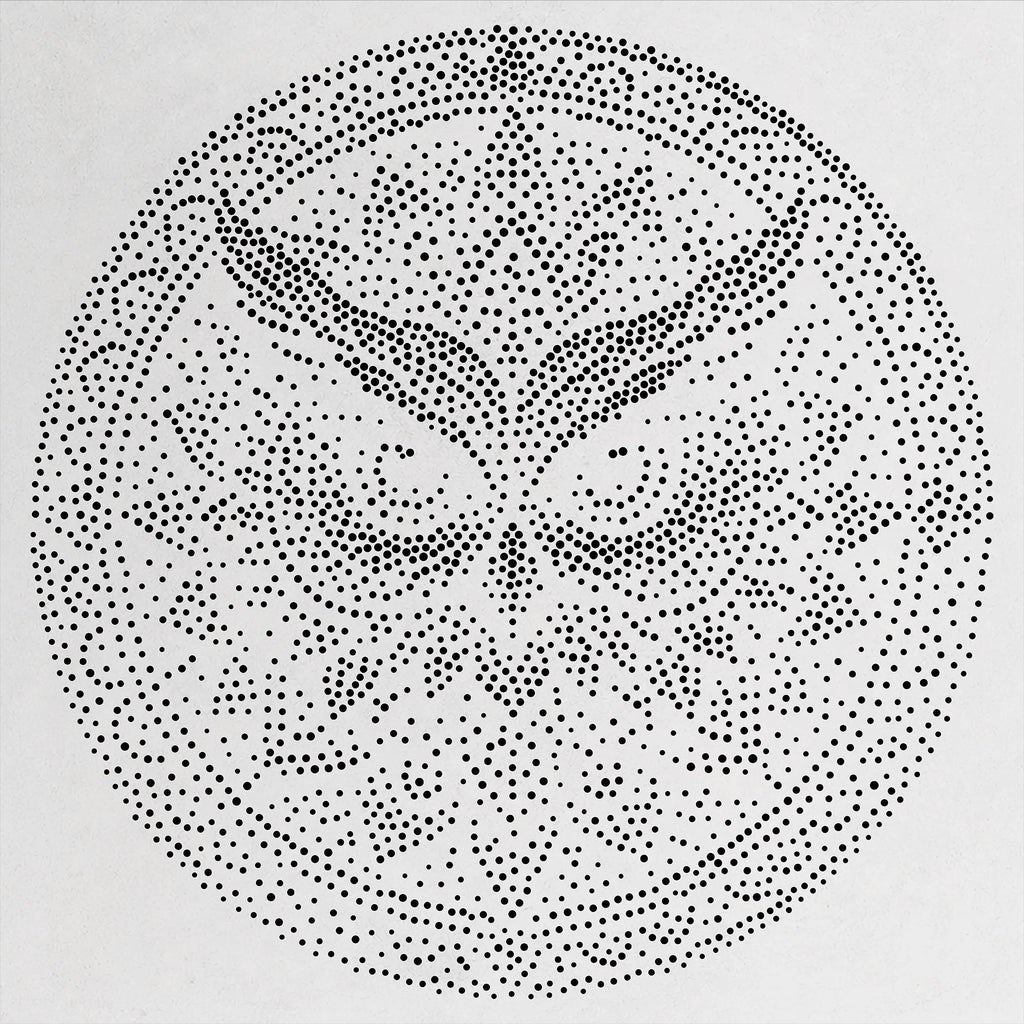 Owl Mandala reusable Mylar stencil