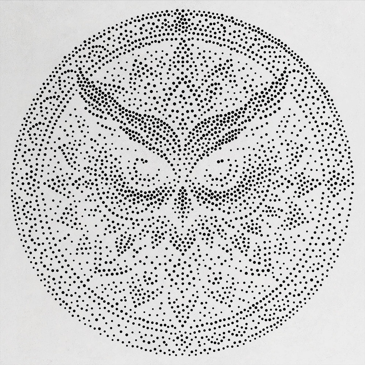 Owl Mandala reusable Mylar stencil