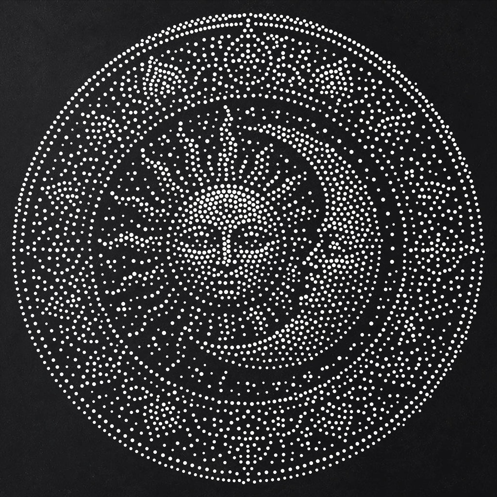 Sun Moon Mandala reusable Mylar stencil