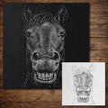 Funny Horse reusable Mylar stencil