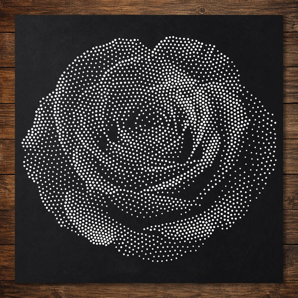 Rose Flower reusable Mylar stencil