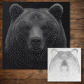 Bear reusable Mylar stencil