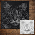 Cat reusable Mylar stencil