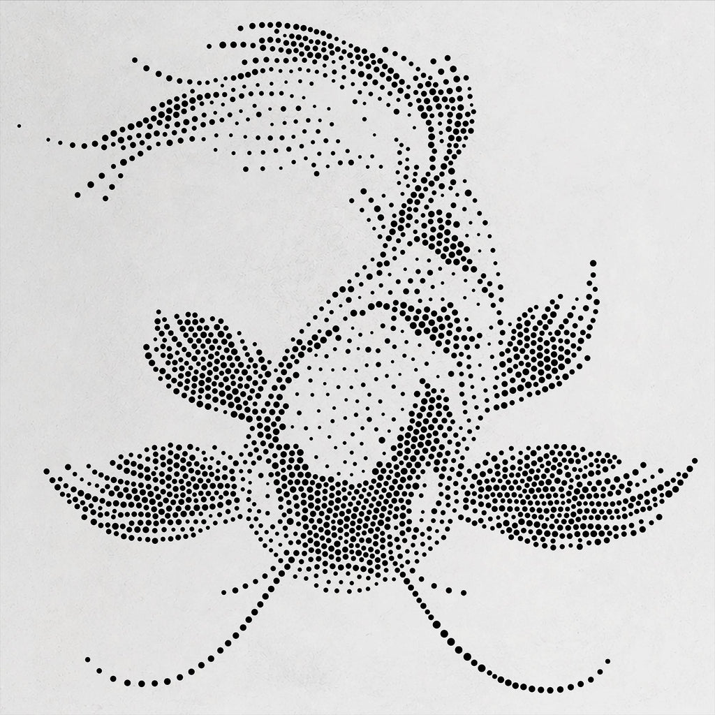 Realistic Koi Carp reusable Mylar stencil