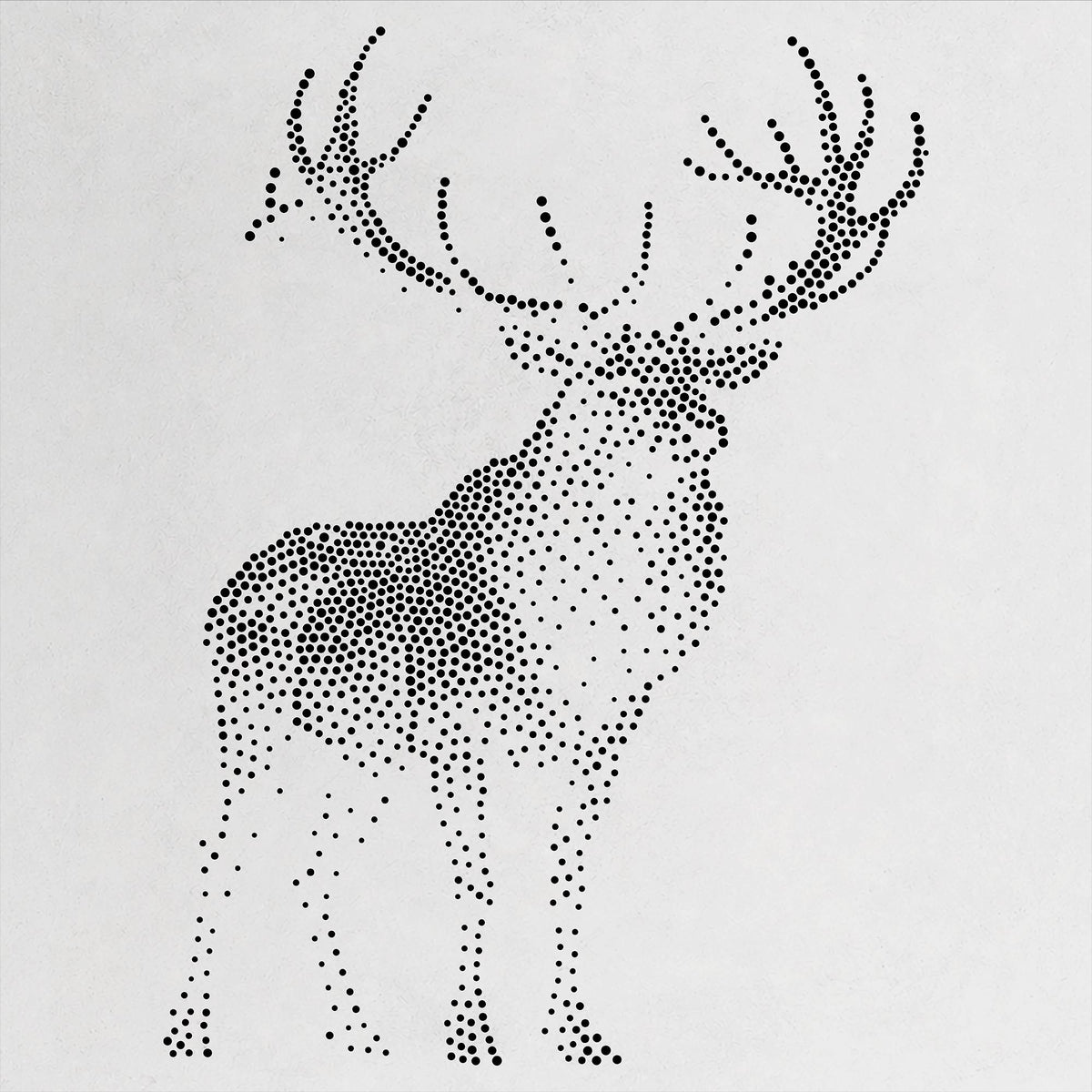 Bull Elk reusable Mylar stencil