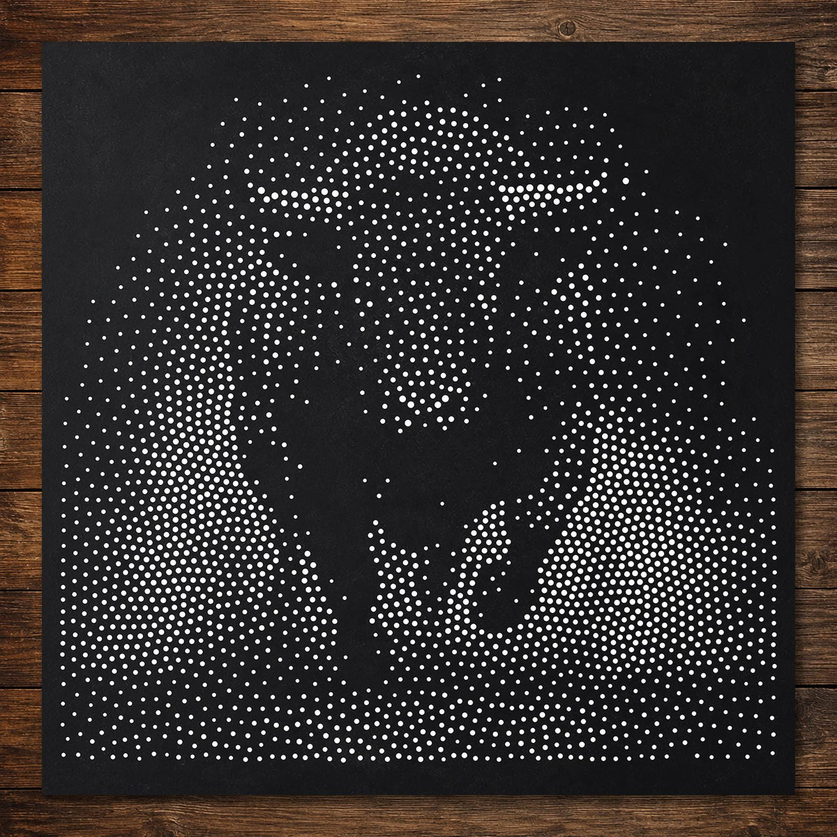 Charging Bull reusable Mylar stencil