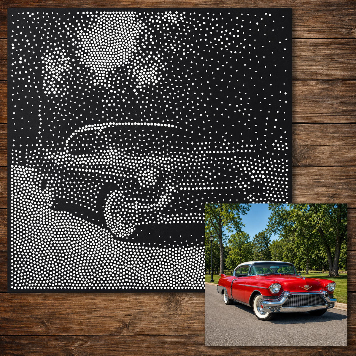 Custom Photo to reusable Mylar stencil