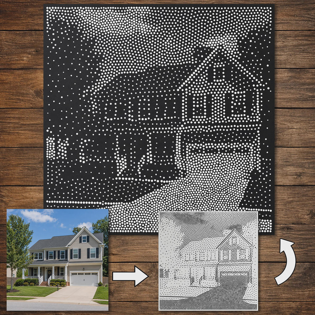 Custom Photo to reusable Mylar stencil