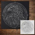 Tribal Eagle Mandala reusable Mylar stencil