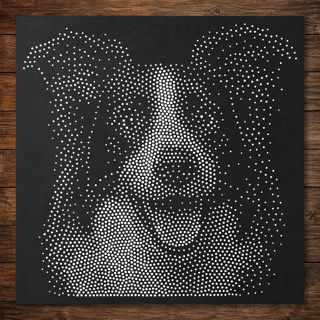Border Collie Dog reusable Mylar stencil