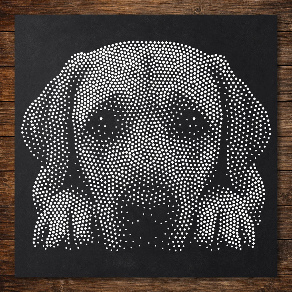 Labrador Retriever reusable Mylar stencil