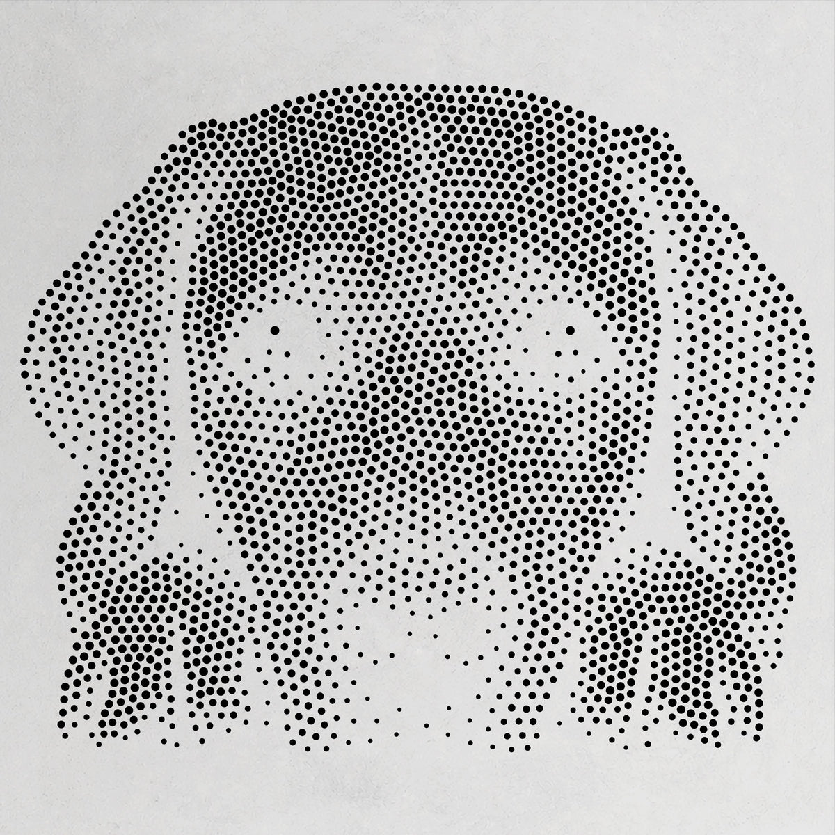 Labrador Retriever reusable Mylar stencil