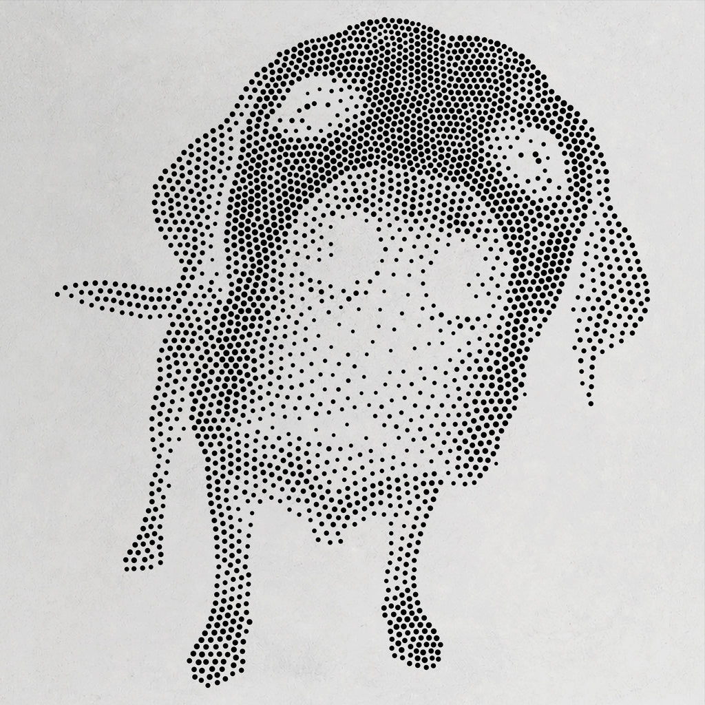Labrador Retriever Nose Close Up Dog reusable Mylar stencil