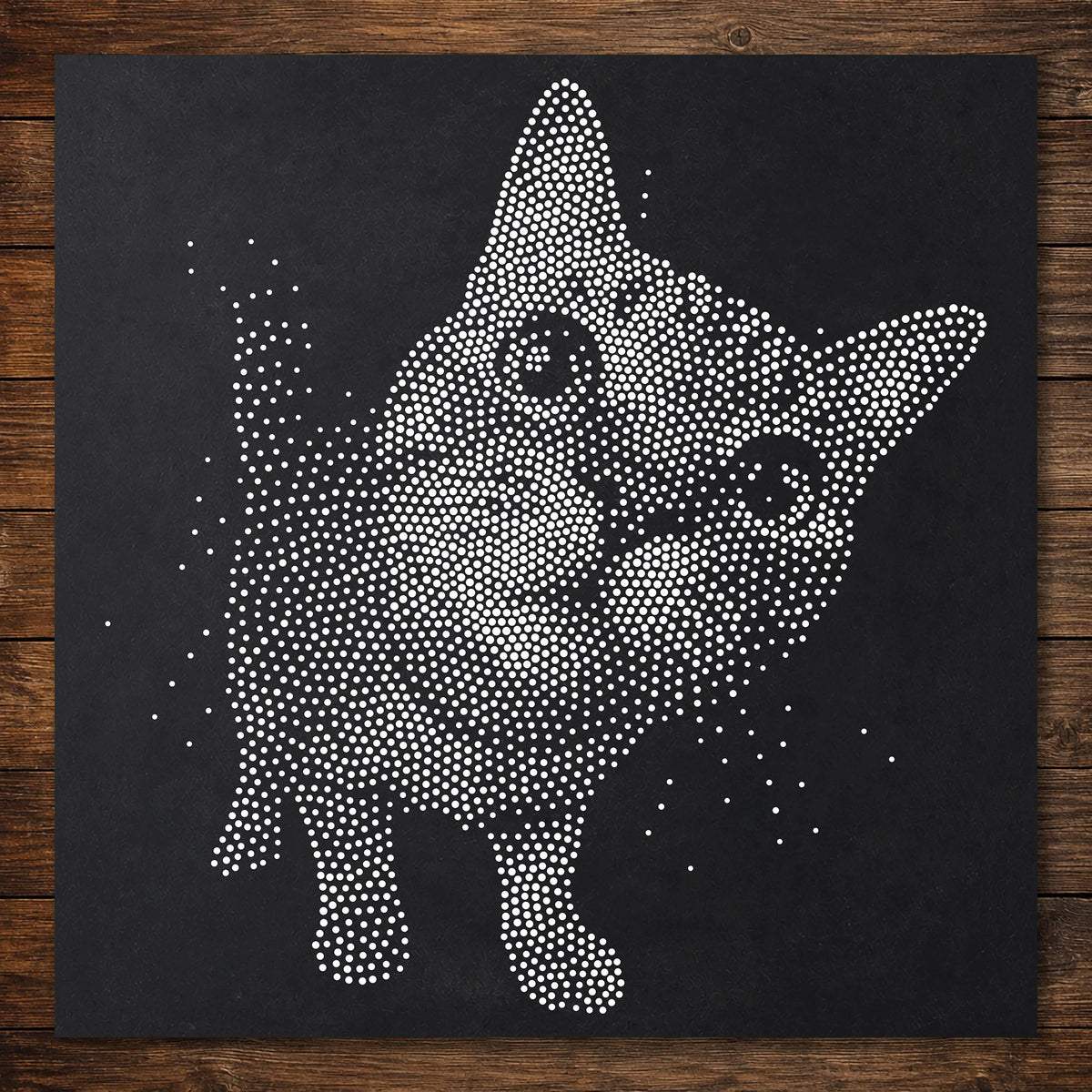 Tabby Cat Close Up reusable Mylar stencil